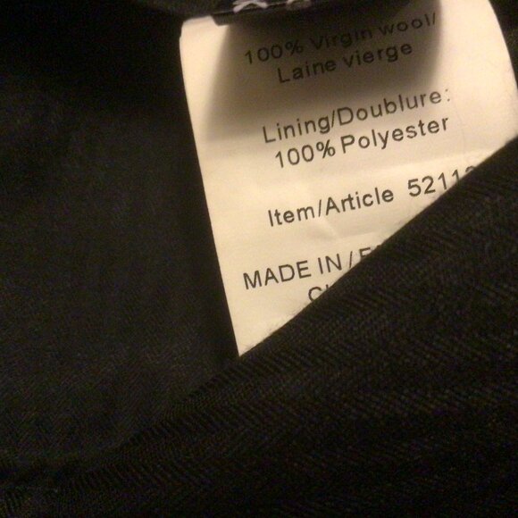 Men's Wool Suit Grey 46 Reg - Picture 14 of 15